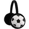 YJZQ Paraorecchie per bambini modello di calcio scaldamani invernali caldo design paraorecchie peluche cartone animato paraorecchie per bambini soffici pelliccia sintetica protezione