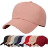 Baynetin Cappello da Baseball Uomo con Visiera Unisex Cotone Regolabile Casuale Berretto da Baseball Cappellini per Ciclismo, Pesca, Tennis, Corsa (Rosa)