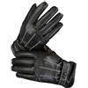 VPB Guanti Uomo in Pelle Sintetica Touch Screen, Guanti Invernali Eleganti Antivento e Antipioggia con Fodera Morbida, Guanti Termici per Moto, Ciclismo e Guida (Nero)