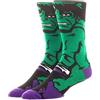 EZB Calzini da uomo con personaggio supereroe incredibile Hulk, idea regalo stravagante, design cinematografico, taglia 4-9, Hulk