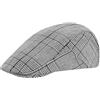CHIC DIARY Cappello da Uomo Piatto Newsboy cap Duckbill Cabbie Cappello Regolabile da Guida Gatsby Irish Ivy Beret cap, Grigio #2., Taglia Unica
