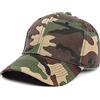 Camelliass Berretto da baseball mimetico unisex mimetico, cappello da sole regolabile, per sport, campeggio, pesca, viaggi, tennis, golf, Verde, Taglia unica