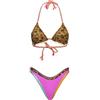 F**K Bikini Donna Triangolo con Slip Americano Fisso Fantasia SW0110-X10