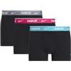 NIKE Trunk 3Pk Color Black, Size Large U9N - Black Large