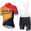 Petorenk Uomo Abbigliamento Ciclismo Set Professionale Abbigliamento Completo Ciclismo Uomo Estivo per Bici da MTB con Pantaloncini Imbottiti in 9D Gel PAD Traspirante e Rapido Asciugatura (2XL, Rosso)