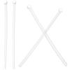 PATIKIL 2 paia di gommini per occhiali, antiscivolo, in morbido silicone, per occhiali rotondi e sottili, colore bianco, 6 pezzi