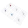JOYOFREELY Set di 12 Fazzoletti Lavabili e Pieghevoli, per Uso Quotidiano e Bordo in Pizzo Stili multipli in Cotone Bianco Ricamo Floreale Stili multipli e Tè Pomeridiano