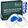 Yogamedic confezioni di solette per tallone (8 X Medio-morbido, 40-45)