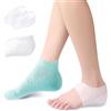 ZXTGBQ 2 Paia Plantare Per Tallonite, 2,5 cm Solette Tallone, Trasparente Solette Gel Spina Calcaneare, Per Uomo e Donna