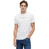 Tommy Jeans Tjm Reg Linear Logo Tee Ext Dm0Dm20744, Maglietta a Maniche Corte, Uomo, Bianco (White), 3XL