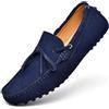 CZHIHANEG Uomo Pelle Scamosciata Penny Mocassini Comfort Scarpe da Guida Oxford Classico Penny Loafers Moda Pantofole 38-49 EU