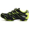 Msport Scarpe MTB Mountain Bike Uomo/Donna Scarpe Spinning Traspiranti, Antiscivolo e Compatibili con Pedali SPD - Verde 37 EU