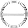 PIERCINGLINE Piercing per capezzoli in titanio con clicker ad anello, oro rosa, nero, oro, argento, Innendurchmesser: 12 mm, Titanio, Senza gemme