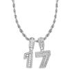 SBI Jewelry Collana di compleanno per donne e ragazze, con zirconia cubica trasparente, per figlia, cugina, amici, famiglia, anniversario