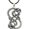 Hanary Collana a serpente, ciondolo con simbolo del serpente Loki norreno, gioiello vichingo, regalo per uomini e donne