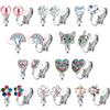 iewrtcin 10 orecchini a clip per ragazze e bambini, ipoallergenici, in acciaio inossidabile, multicolore, fiore, cuore, farfalla, ragazze, piccole clip su orecchini da donna