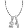 SBI Jewelry Collana di compleanno per donne e ragazze, con zirconia cubica trasparente, per figlia, cugina, amici, famiglia, anniversario, Nessuna pietra preziosa
