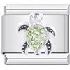 Mon & Sons Charm italiano a forma di cuore con scritta Mom Mum Dad Son Brother Sister Daughter Family Heart 9 mm compatibile con braccialetti Nomination