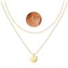 Avotto Collana in argento Sterling da donna in argento delicato a strati con iniziale A-Z, collana a doppio strato, regalo per ragazze, regalo di compleanno, Petite, Argento sterling, Nessuna pietra