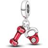 Mon & Sons Ciondolo in argento Sterling 925 con ciondolo a forma di albero genealogico, a forma di gatto, cane, mamma, compleanno, albero genealogico, caffè, tè, compatibile con braccialetti Pandora Moments, 4mm