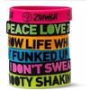 Zumba Braccialetti Express Yourself A0A00524 (6PK), 7.5 inches, Gomma