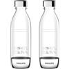 Philips Bottiglie per Gasatura, 2 x 0.5 L, Trasparenti