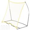 VEVOR Portatile Allenatore di Calcio 213,36 x 213,36 cm Ferro Poliestere Attrezzatura da Allenamento da Calcio, Rete da Rimbalzo da Calcio Sportiva, con Borsa Portatile, per Allenamento di Squadra