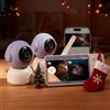 Boifun Baby Monitor Video e Audio 2K con 2 Telecamere, Schermo 5'' IPS, Controllo da APP Mobile & Display, Visione Notturna, Audio Bidirezionale, Rilevamento Intelligente, Connessione Stabile