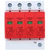 Tyenaza Scaricatore di sovratensione, LT1-80, 4P 385VAC 80KA, montaggio su guida DIN da 35 mm (4P80KA)