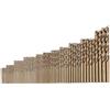 YUMILI Set di 74 punte per trapano M35, punte elicoidali HSS, punte per cobalto, set di punte da 1 a 8 mm con 5% cobalto, punta precisa a 135° per legno, metallo, rame, plastica, alluminio, plastica