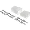Kalitec KALI-2504 Fastin-Faston - Set Connettori 4 Poli per Auto | Kit con spina piatta e manicotto, poliammide robusta, contatti in ottone stagnato, ideale per moto e caravan