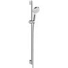 hansgrohe Crometta Set doccia 1 getto EcoSmart 9 l/min con asta doccia 90 cm, bianco/cromo, 26539400