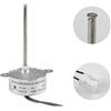 CHANCS TYC-40 AC 12V Motoriduttore sincrono piccolo 5 RPM CW/CCW Lunghezza dell'albero dell'albero della vite interna 74MM per la decorazione di Natale