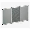 Epid Zanzariera fissa estensibile bronzo 100/193 x 75 cm