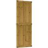 vidaXL Porta del fienile Corona Marrone Miele 70 x 210 cm, Porta scorrevole elegante, design rustico, divisorio interno resistente, salvaspazio e facile da montare