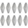 Aartner 10 tappi per pali da 6 x 6 cm, tappi per pali di recinzione, tappi di copertura per pali in legno, tappi di protezione resistenti alle intemperie, tappi per pali (6 cm x 6 cm)