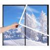 Eejovative Pellicola Isolante per Finestre, 50x185cm Isolante Termico Trasparente per le Finestre, Include Nastro Biadesivo per