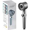 AAFGVC Pulifer Doccia Soffione Doccia A Mano Doccino Filtrante Alta Pressione Con 3 Modalità Di Getto Filtro Visibile E Montaggio Senza Attrezzi (1 X Doccino Pulifer)