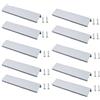 JNRFTY 10 Pezzi Maniglia per Armadi Maniglia Invisibile Maniglia di Armadio da Cucina Mobili Cassetto Spazzolato 120MM