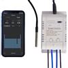 Cloud Even wifi temperature sensor,Switch Module Monitoring WiFi Controller Smart Home Remote Control 16A Via tuya misurazione della potenza(TH16+DS 18B20)