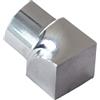 Dalsys Angolo interno per binario per piastrelle profilo a quarto di cerchio in acciaio inossidabile lucidato 10mm, profilo per piastrelle
