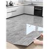 Generic Pannelli da parete e piastrelle per pavimenti, pavimenti in vinile effetto marmo, facile installazione adesiva per una decorazione domestica elegante
