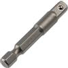 AERZETIX Adattatore per bussola 1/4 quadro x 1/4 esagonale/in acciaio
