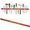 Sellnet - Barra magnetica per attrezzi, supporto magnetico per utensili, barra magnetica, barra portautensili, barra magnetica per pareti (1 x 60 cm)