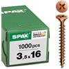 Spax - Vite con testa a scomparsa, 0/1030/083/3,5/16/ /01