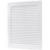 Vent Systems 150 x 200 mm (Dimensioni di Apertura) Copertura di Ventilazione in Plastica Bianca per Introdosso - Griglia di Ventilazione Piatta Rettangolare - Deflettore di Ventilazione - HVAC