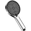 Cobbe Soffione doccia ad alta pressione con 3 spruzzi, grande soffione doccia con risparmio idrico cromato