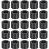 YOKIVE 100pz Nero Rotondo Distanziatore ABS 4.2mmx7mmx5mm | Senza Filettatura Rondelle, con Alto Isolamento Effetto, Mantieni Altezza Coerente, Ottimo per M4 Viti