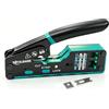 ROYALBAIDE Strumento modulare tutto in uno per crimpatura Ethernet RJ45 passante Cat5 Cat6