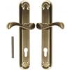 FEINZ Maniglie per Porte Interne - Set Maniglia Lunga 72mm - Ergonomica con Molla di Ritorno - Alta Qualità, Modello Casablanca